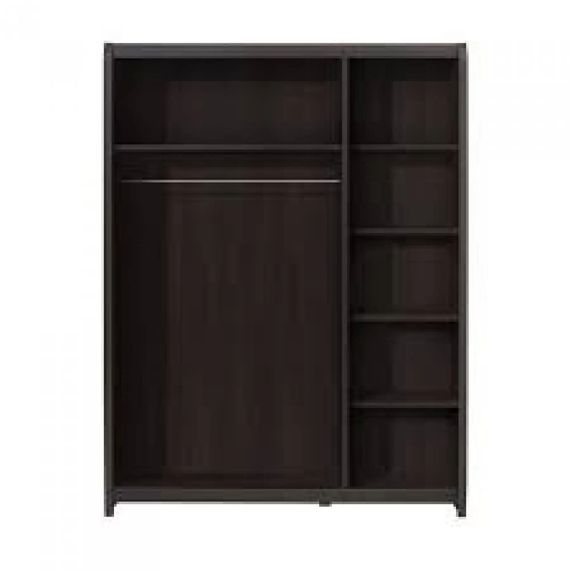 Шафа розпашна з дзеркалом ВМК (БРВ) Лорен SZF3D Венге магія/Монтеверде (BRW-1806) | Зображення 1