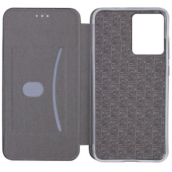 Шкіряний чохол-книжка Classy для Xiaomi Redmi Note 12 4G Темно-синій | Зображення 2