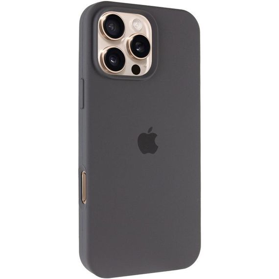 Чохол Silicone Case Full Protective (AA) для Apple iPhone 16 Pro Max (6.9") Сірий / Dark Gray