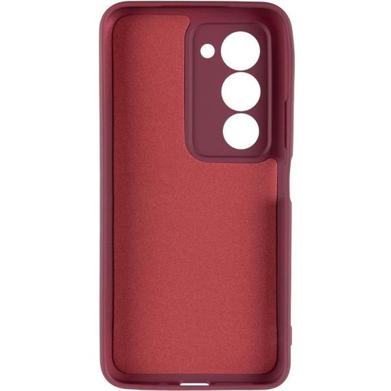 Чохол TPU GETMAN Liquid Silk Full Camera для Xiaomi Redmi 15 (EU) Бордовий / Marsala | Зображення 2