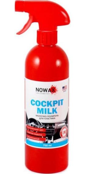 NOWAX Молочко-поліроль для пластику/Nowax Cockpit Milk/750ml NX75003