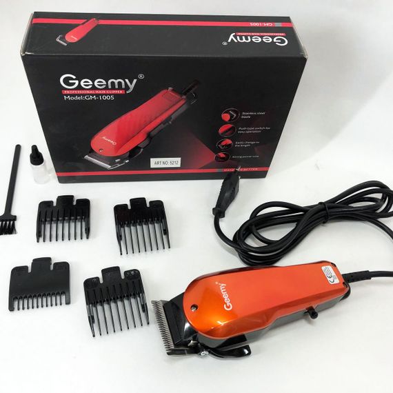 Машинка для стрижки GEMEI GM-1005, машинка для стрижки для дому, машинка для стрижки чоловіча | Зображення 9
