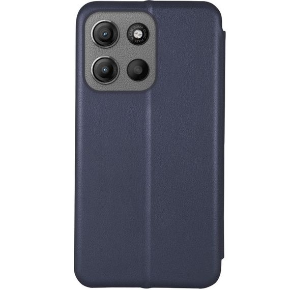 Шкіряний чохол-книжка Classy для Motorola Moto G15 4G Темно-синій | Зображення 1