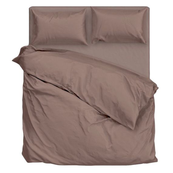 Пододеяльник SoundSleep Chocolate ранфорс 160х220 см шоколадный (2800004805926)