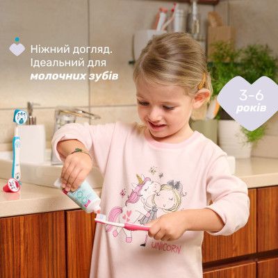 Детская зубная щетка Chicco на присоске, 3-6 лет, 2 шт. (12084.00) | Зображення 4