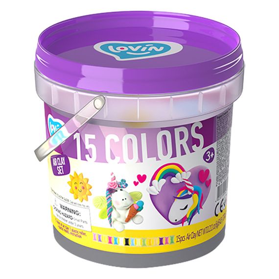 Набор для лепки с воздушным пластилином Магические создания ТМ Lovin 70145 | Зображення 1