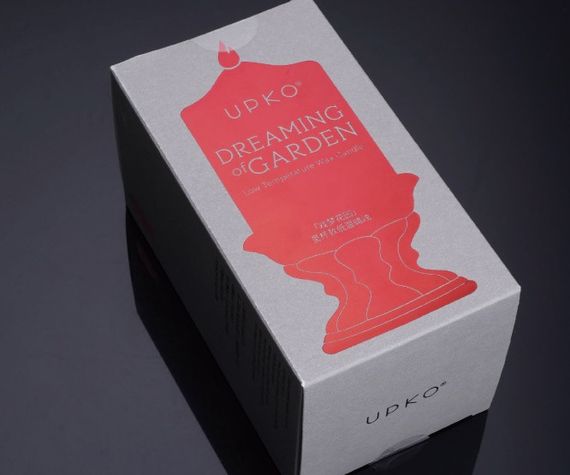 Низькотемпературна воскова свічка UPKO DREAMING of GARDEN, червона | Зображення 5