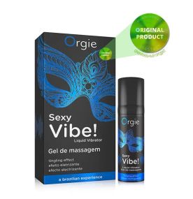 Жидкий вибратор "SEXY VIBE", 15 мл Интенсивность вибрации: средняя для чувствительных Orgie sexstyle