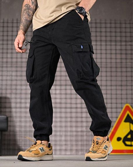 Городские штаны карго Jean black РП7437