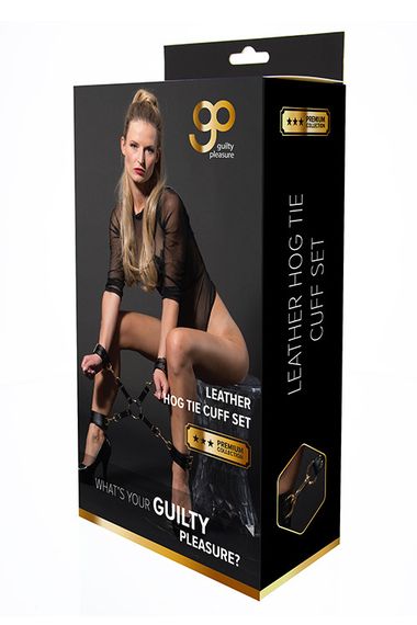 Система фиксации GP PREMIUM HOG TIE SET BLACK Sex Aura | Зображення 1