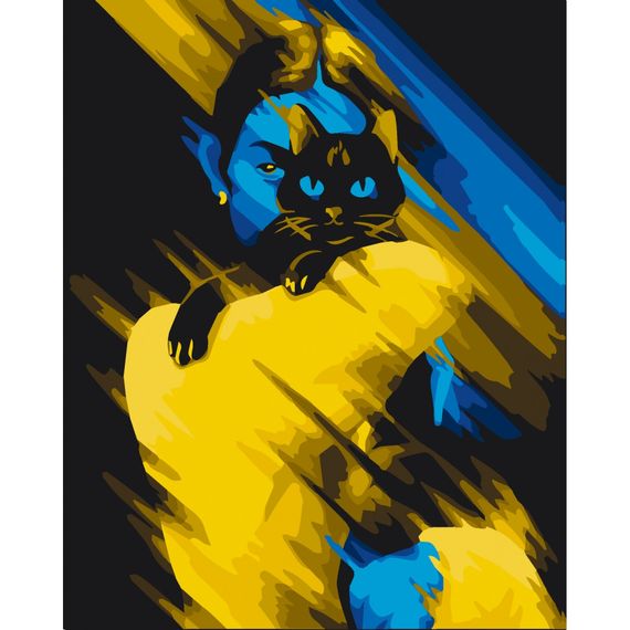 Картина по номерам "Уверенный взгляд" Bambi 10398-NN 40х50 см