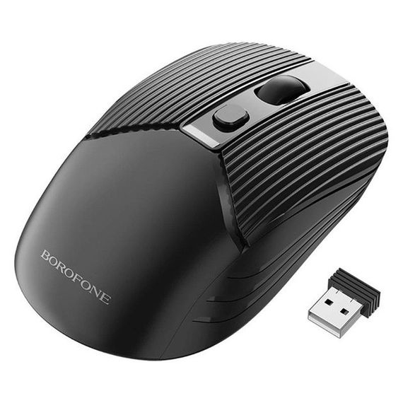 Миша бездротова BOROFONE BG5, 1600DPI, Black, 2.4GHZ, Box | Зображення 1