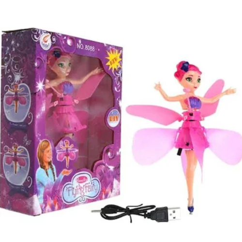 Літаюча лялька-фея Flying Doll HJ8088 — іграшка на сенсорному керуванні | Зображення 1