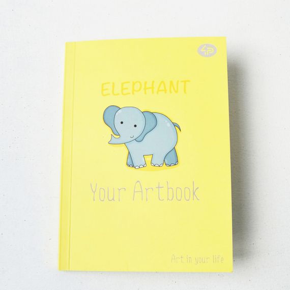 Блокнот 4Profi Artbook elephant 48 арк. формат А6 902385