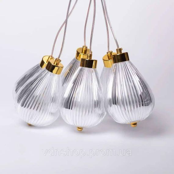 Гірлянда штора з фігурками Повітряна куля 3 метри 6 ламп тепле жовте світло 6L3MBAL | Зображення 8