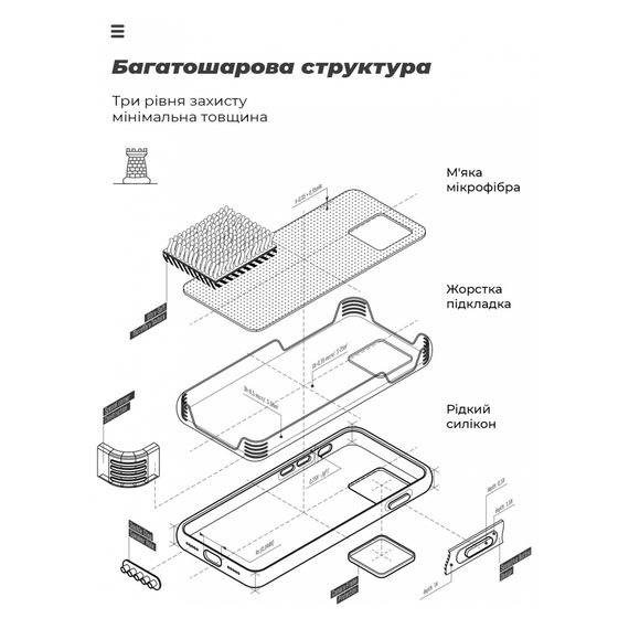 Чохол до мобільного телефона Armorstandart ICON Case Samsung A05 (A055) Lavender (ARM71804) | Зображення 5