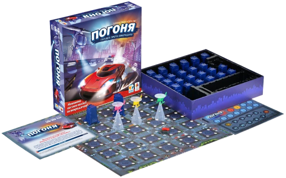 Настольная игра Погоня: полиция против угонщика (City chase) укр. | Зображення 2