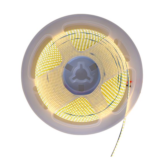 Светодиодная лента негерметичная теплый оттенок 12V 11W COB WW IP20 1m (BY-074/320) | Зображення 7