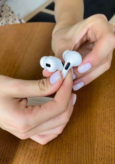 AirPods Pro ( без Шумоподавлення) Білі + Клінер для очистки + Чохол | Зображення 1