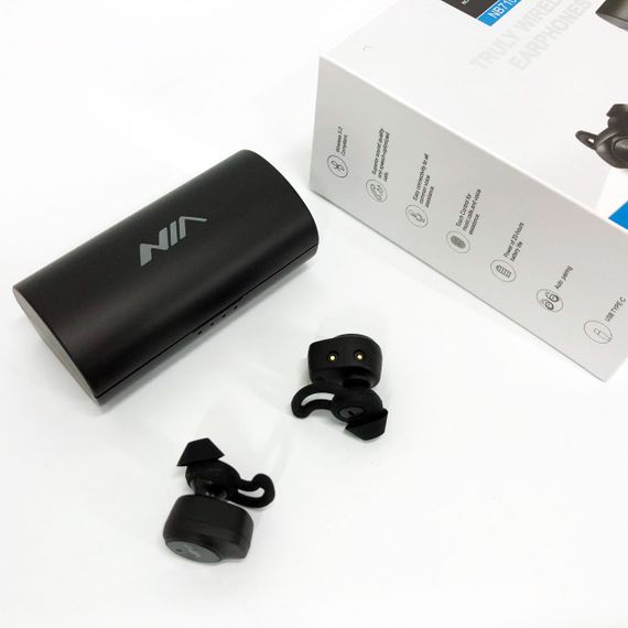 Бездротові bluetooth навушники Bluetooth NIA NB710, Вакуумні навушники Бездротові earphones TW-16 | Зображення 3