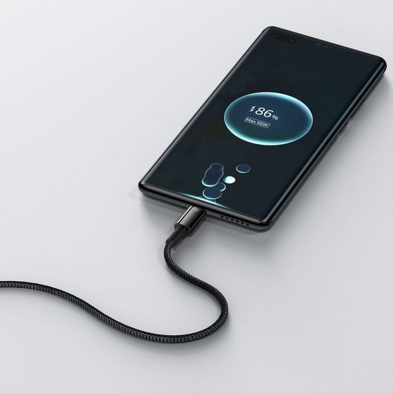 Кабель Baseus Tungsten Gold Fast Charging Type-C 66W (2m) | Зображення 3