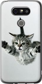 Чехол на LG G5 H860 Летящий котёнок "2322u-348-17620"