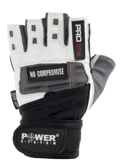 Рукавички для фітнесу Power System PS-2700 No Compromise Grey/White XL | Зображення 3