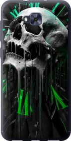 Чехол на Asus ZENFONE 4 SELFIE / ZD553KL Череп-часы "4100u-1241-17620"
