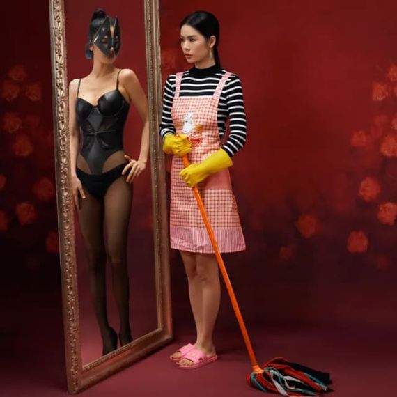 Маска на очі LOCKINK Vixen Blindfold Set Чорна One Size | Зображення 8