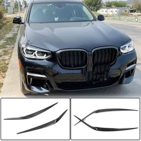 Реснички на фары (2018-2021, Карбон) для BMW X3 G01 2018- гг