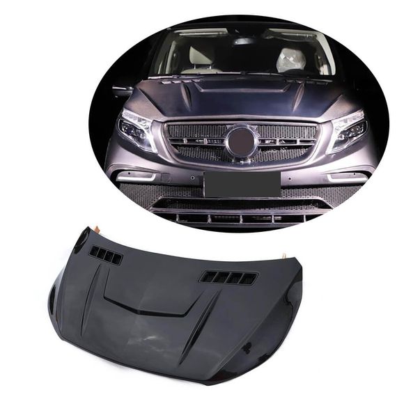 Капот V2 (2014-2019, Карбон) для Mercedes Vito/V-class W447 2014- рр