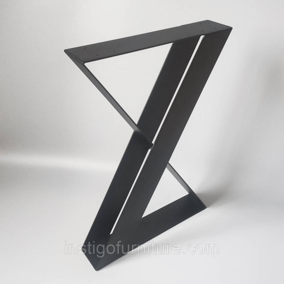 Комплект опор для столу з металу 500×108mm, H=730mm (Сталева пластина: 100x4,0mm) | Зображення 3