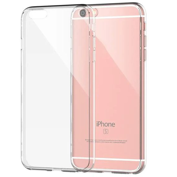 TPU чехол Epic Transparent 1,5mm для Apple iPhone 6/6s plus (5.5") Бесцветный (прозрачный) | Зображення 1