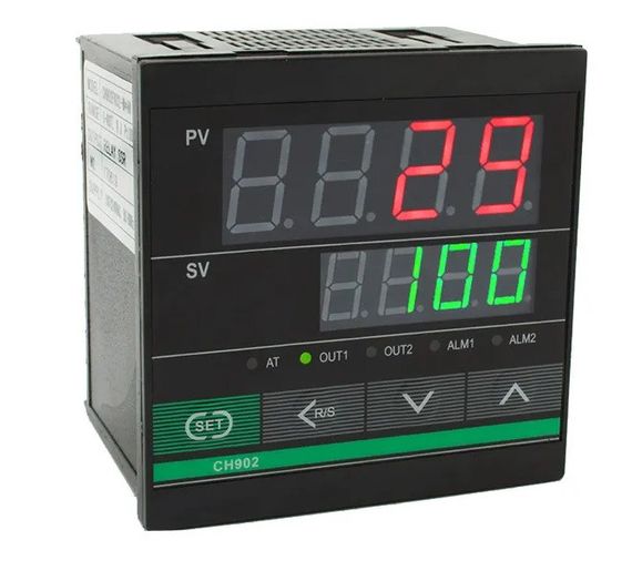 Контроллер температуры типа REX с подключением SSR / реле Maxwell CH102 48 x 48mm | Зображення 5