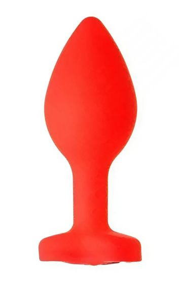 Силиконовая анальная пробка с кристаллом SKN KSIL-04S ( размер S ) sexstyle | Зображення 2