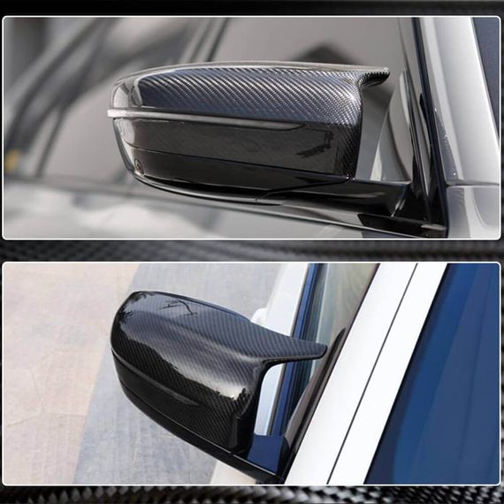 Накладки на дзеркала Сухий карбон (для f90 2018-2020) для BMW 5 серія G30/31 рр | Зображення 4