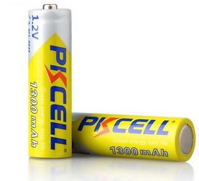 Акумулятор PKCELL 1.2V AA 1300mAh NiMH Rechargeable Battery, 2 штуки в блістері ціна за блістер, Q