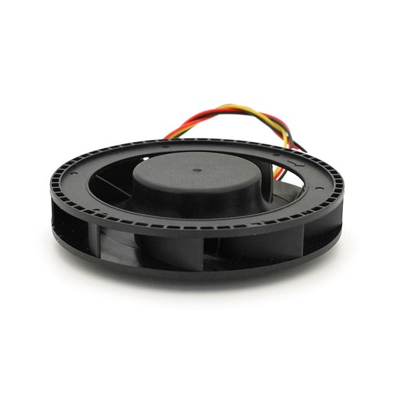 Кулер для охолодження серверних БП BNTA1025B12UP005 DC sleeve fan, 100x100x25mm, RPM 4000±10%, 12V/0.56A, 3-pin, Black | Зображення 2