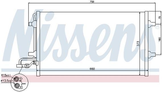 Радіатор Кондиціонера Volvo C30 C70 Volvo S40 V50 1.6 D 2006-31292022 9124389 Розмір 660x373 | Зображення 1