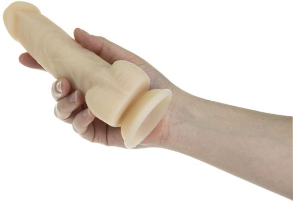 Фалоімітатор з вібрацією та ротацією Naked ADDICTION Chris 7″ Rotating & Vibrating Dong, пульт ДК Sex Aura | Зображення 5