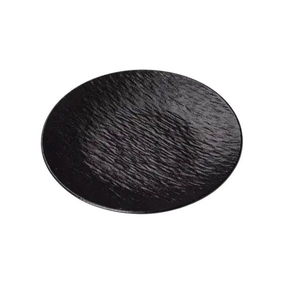 Тарілка десертна порцелянова 20 см чорна HP-7-729 | Зображення 2