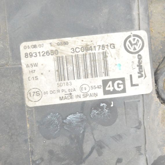 Фара ліва bi xenon Volkswagen Passat B6 2005-2010 Фара передня ліва біксенон Фольксваген Пассат б6 3C0941751G | Зображення 6