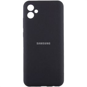 Чохол Silicone Cover Lakshmi Full Camera (AA) with logo для Samsung Galaxy A06 Чорний / Black