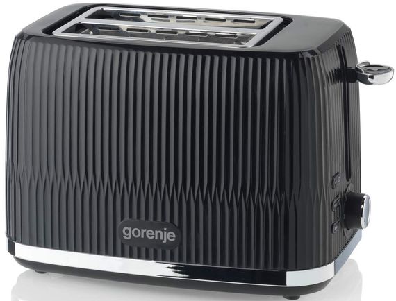 Тостер Gorenje , 850Вт, пластик/метал, чорний (T850DPB)