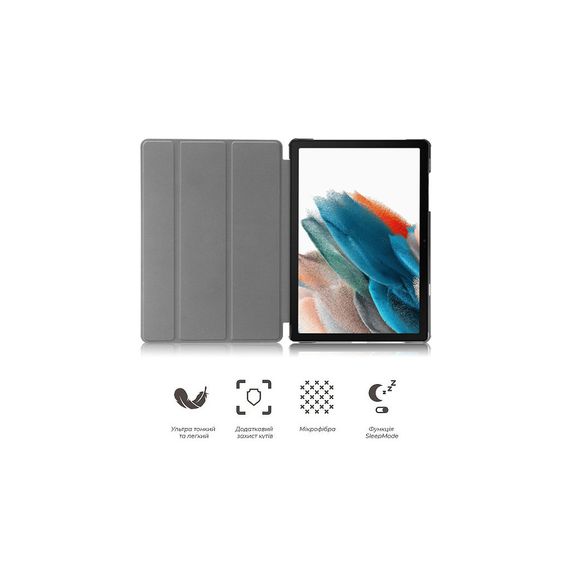 Чохол до планшета BeCover Smart Case Samsung Tab A9 SM-X115 8.7" Gray (709909) | Зображення 5