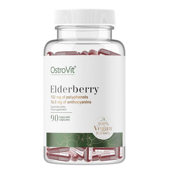 Бузина OstroVit Elderberry 90 Veg Caps