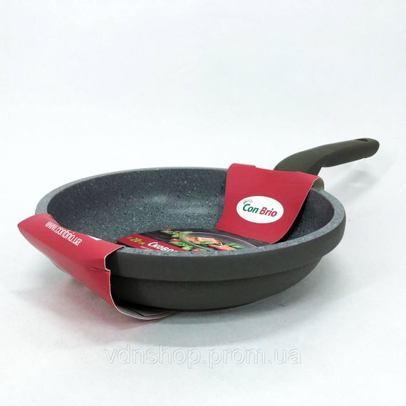 Сковорода с антипригарным покрытием для газовой плиты Con, Литая алюминиевая сковорода TK-74 | Зображення 8