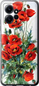 Чехол на Xiaomi Redmi Note 12 4G Маки из силикона FCh_051558