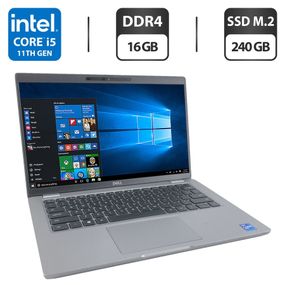 Ультрабук Dell Latitude 5420 / 14" (1920x1080) IPS / Intel Core i5-1145G7 (4 (8) ядра по 2.6 - 4.4 GHz) / 16 GB DDR4 / 240 GB SSD M.2 / Intel Iris Xe Graphics / WebCam б/у