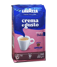 Кофе молотый Lavazza e gusto Dolce 250гр Лавацца Крема Оригинал Италия